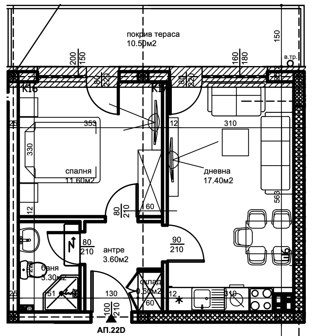 Продава 2-СТАЕН, гр. Пловдив, Беломорски, снимка 2 - Апартаменти - 55403924