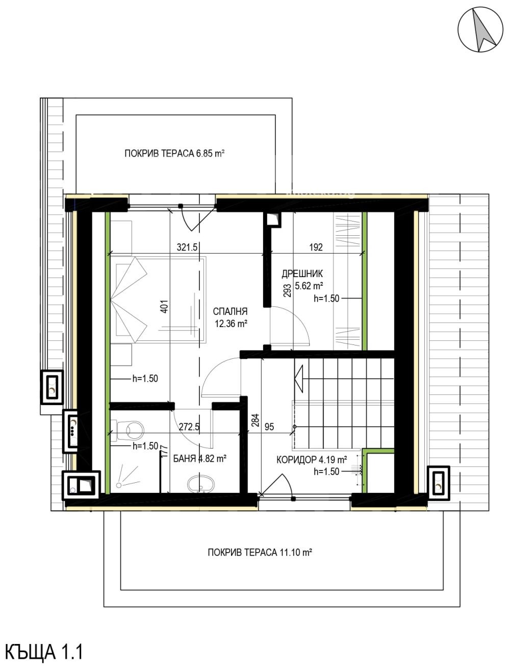 Продава КЪЩА, гр. София, с. Бистрица, снимка 6 - Къщи - 55659952