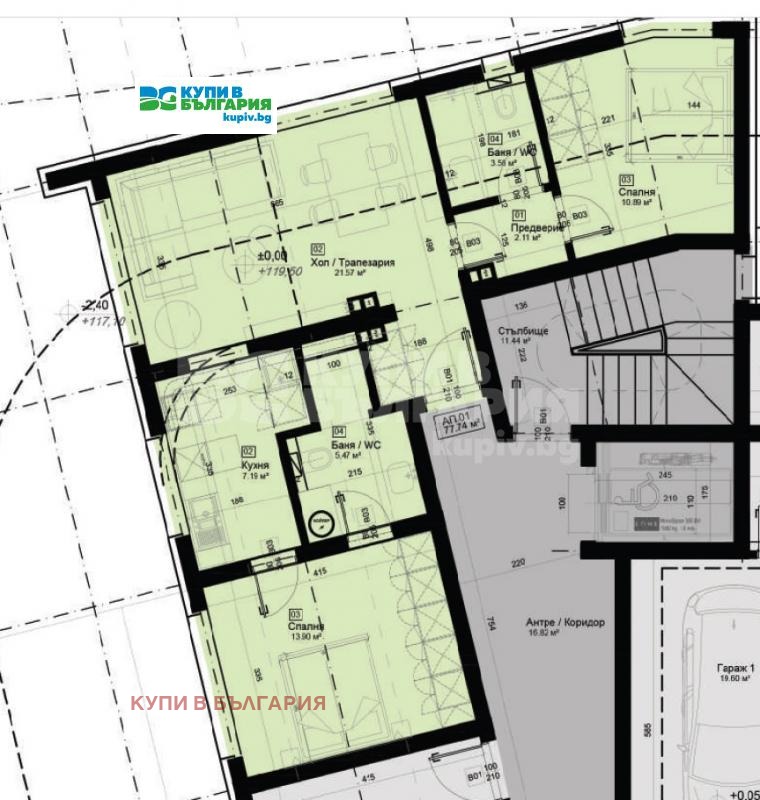 Продава 3-СТАЕН, гр. Варна, Изгрев, снимка 1 - Aпартаменти - 48666622