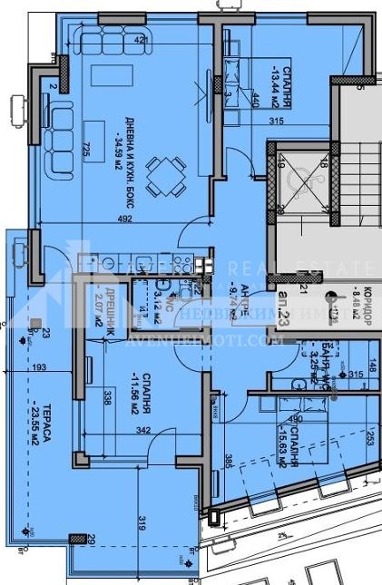 Продава 4-СТАЕН, гр. Пловдив, Христо Смирненски, снимка 2 - Апартаменти - 53257164