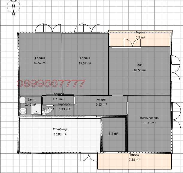 Продава 4-СТАЕН, гр. Пловдив, Център, снимка 2 - Апартаменти - 54268947