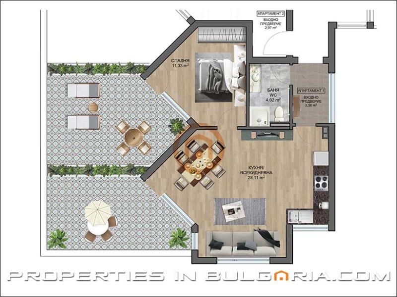 Продава 2-СТАЕН, гр. Бяла, област Варна, снимка 3 - Aпартаменти - 47938283