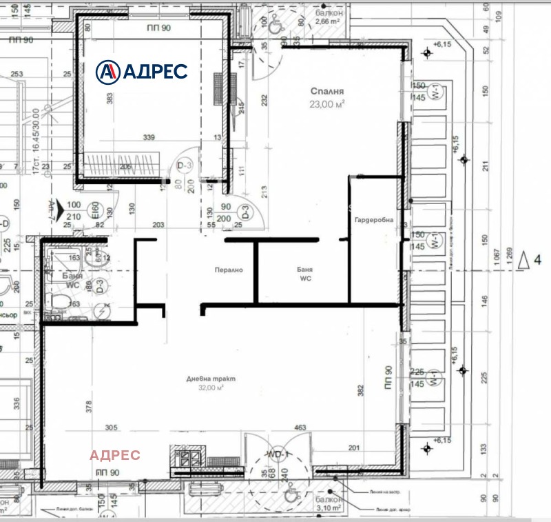 In vendita  2 camere da letto Varna , Tsentar , 122 mq | 29246532