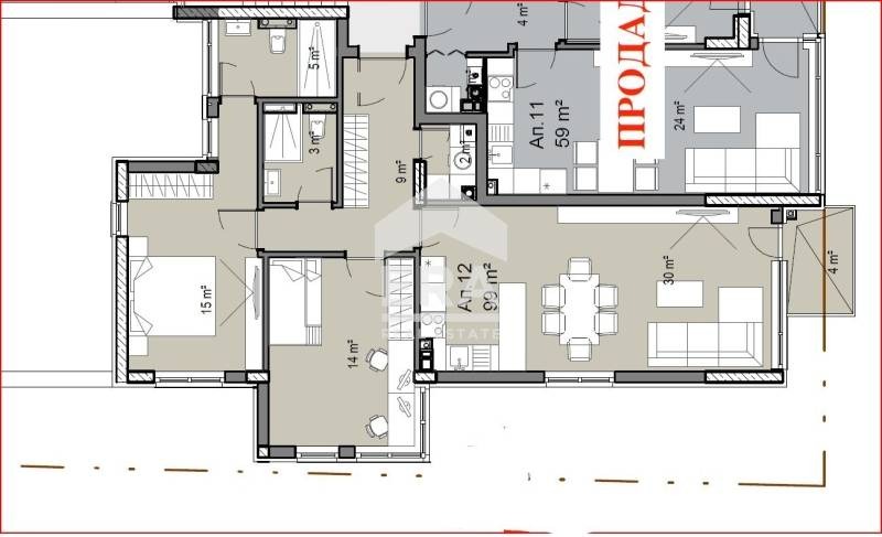 Продава 3-СТАЕН, гр. София, Витоша, снимка 5 - Апартаменти - 55061554