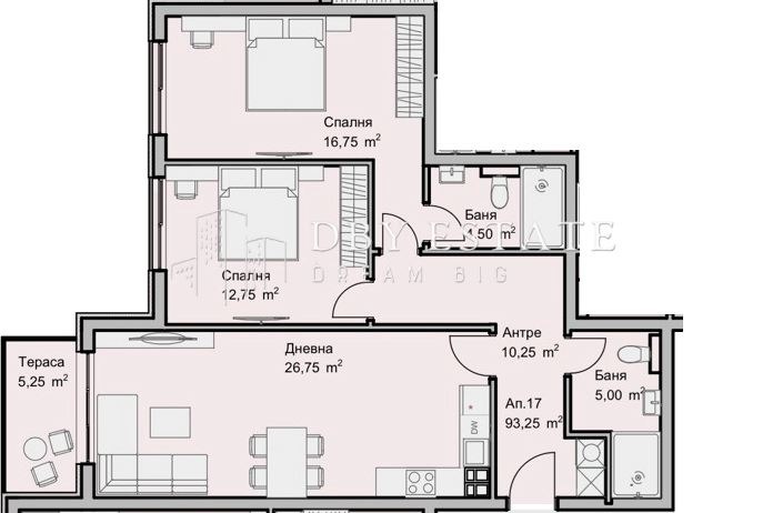 Продава 3-СТАЕН, гр. Пловдив, Гагарин, снимка 6 - Апартаменти - 55794503