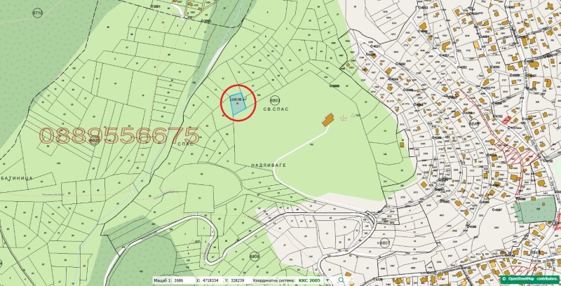 Продава ПАРЦЕЛ, гр. София, с. Кокаляне