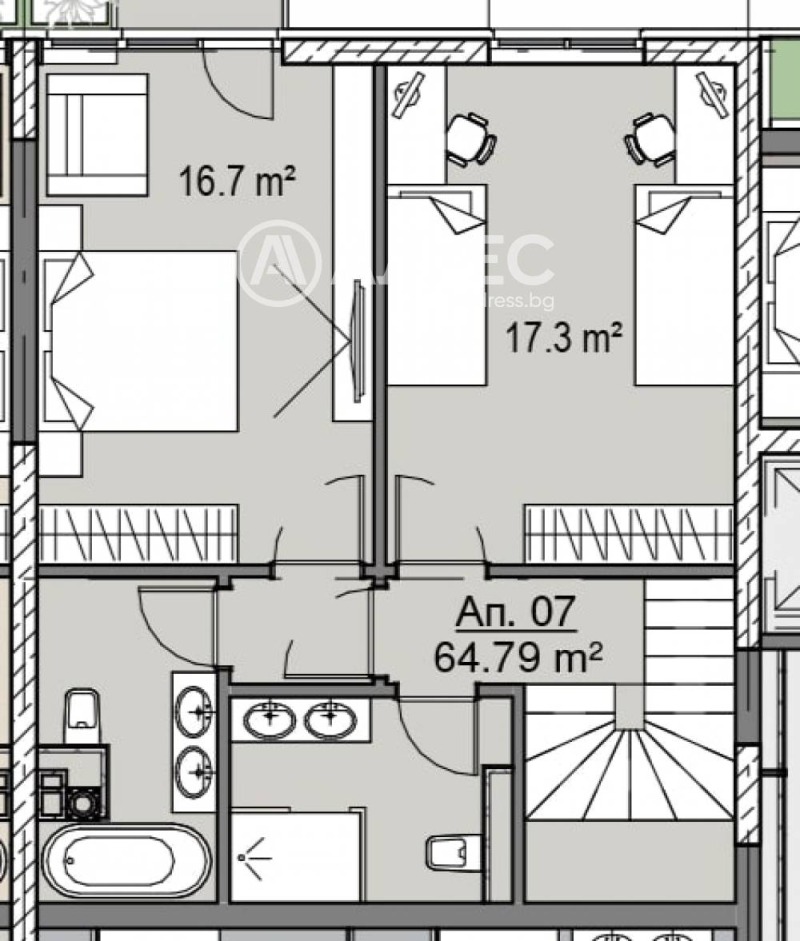 Продава 3-СТАЕН, гр. София, Кръстова вада, снимка 3 - Апартаменти - 53520713