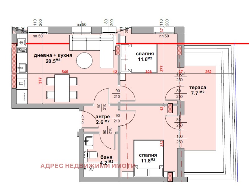 Te koop  2 slaapkamers Stara Zagora , Tsentar , 83 m² | 26276653 - afbeelding [3]