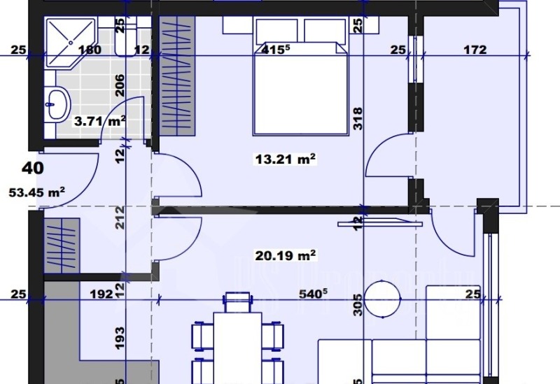 Zu verkaufen  1 Schlafzimmer Stara Zagora , Tri tschutschura - sewer , 63 qm | 99688954 - Bild [10]