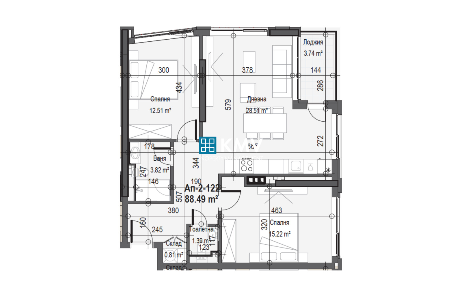 Продава 3-СТАЕН, гр. София, Сердика, снимка 2 - Апартаменти - 49808723