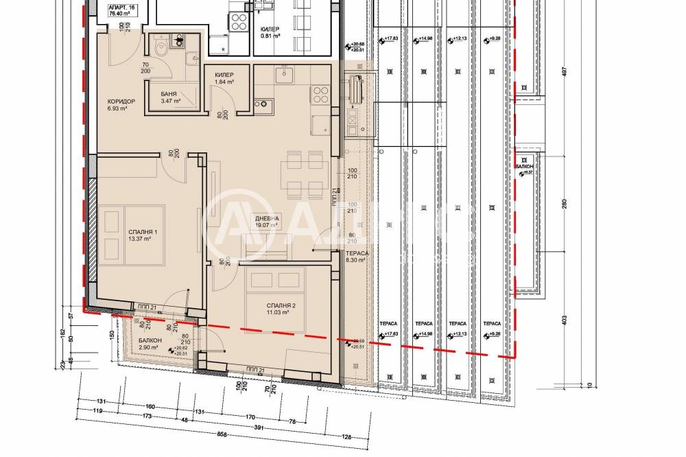 Продава 3-СТАЕН, гр. Варна, Левски 1, снимка 3 - Апартаменти - 55120209