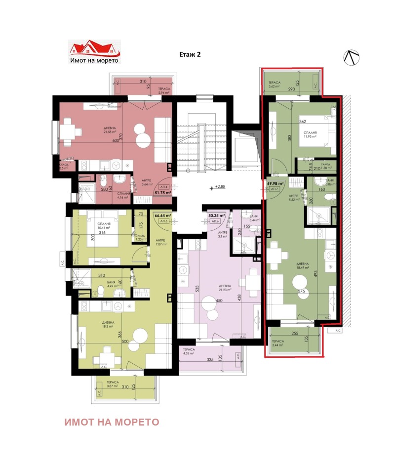 Продава 2-СТАЕН, гр. Созопол, област Бургас, снимка 4 - Апартаменти - 53521492