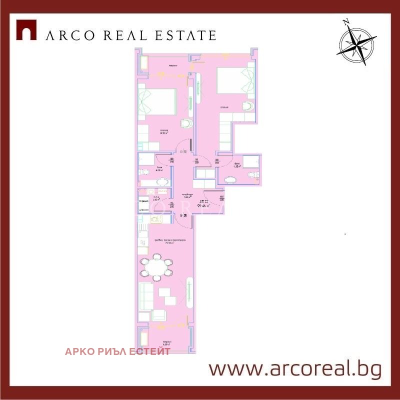 À vendre  2 chambres Sofia , Malinova dolina , 125 m² | 80820721