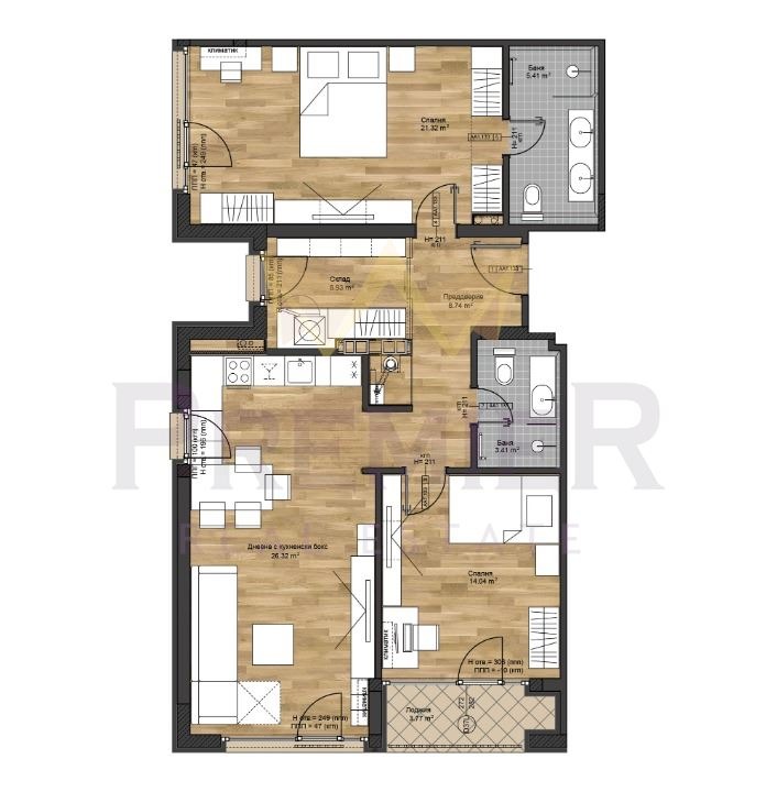 À venda  2 quartos Sofia , Boiana , 136 m² | 89510232