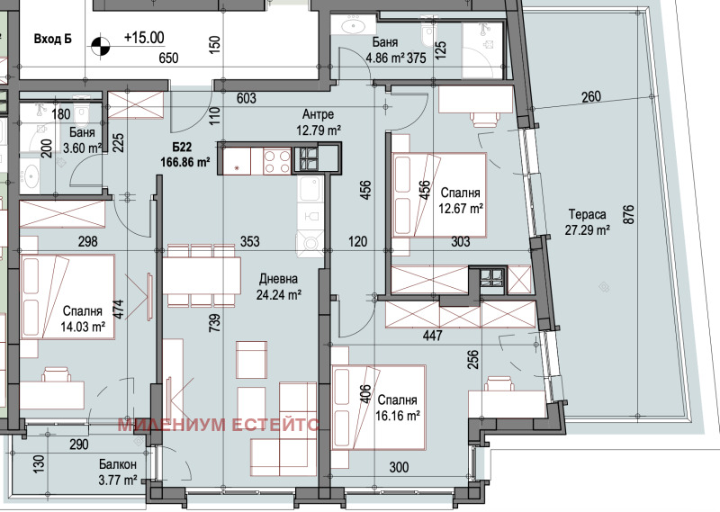 En venta  3 dormitorios Sofia , Sujata reka , 167 metros cuadrados | 12830215 - imagen [7]
