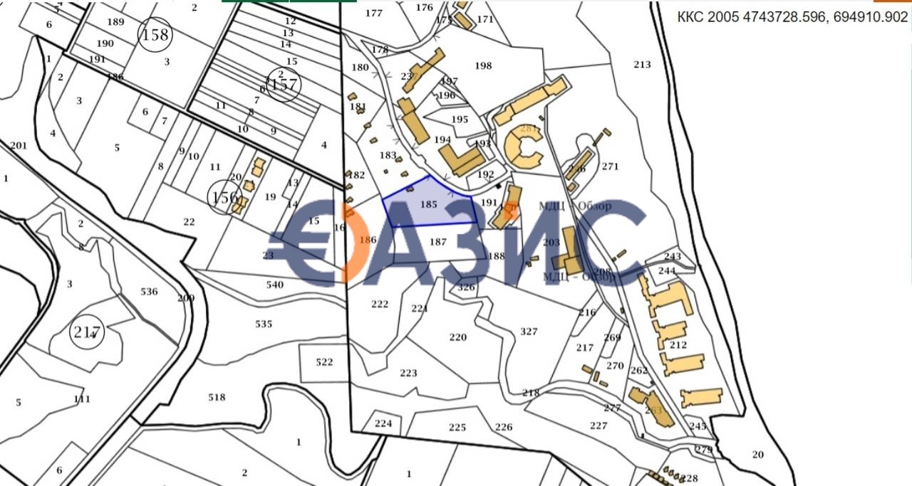Продава ПАРЦЕЛ, гр. Обзор, област Бургас, снимка 2 - Парцели - 38951916