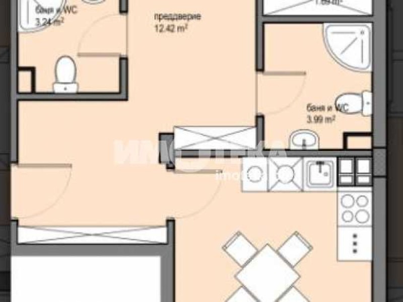 Продава  3-стаен град София , Красна поляна 2 , 104 кв.м | 48148885 - изображение [3]