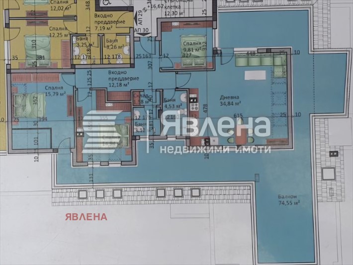 Продава 4-СТАЕН, гр. София, Люлин - център, снимка 2 - Апартаменти - 53103887