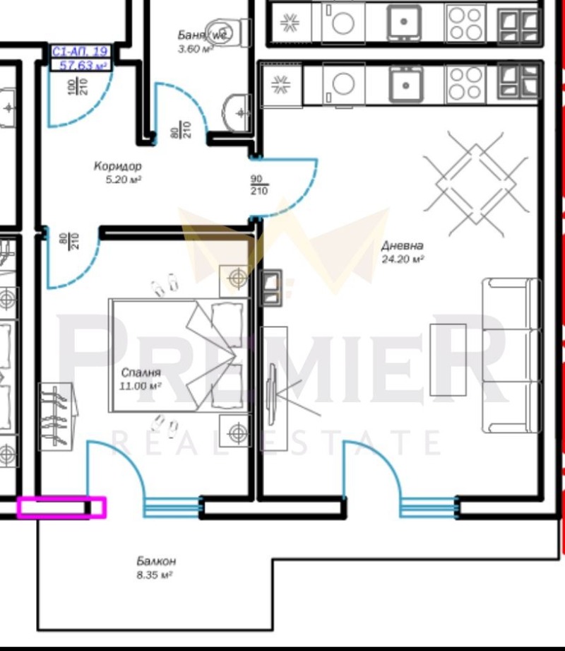 Продава 2-СТАЕН, гр. Варна, Възраждане 3, снимка 3 - Aпартаменти - 47705586