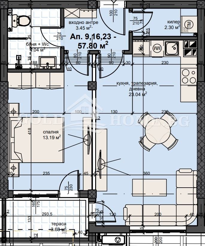 Продава 2-СТАЕН, гр. Пловдив, Кършияка, снимка 8 - Апартаменти - 55184566