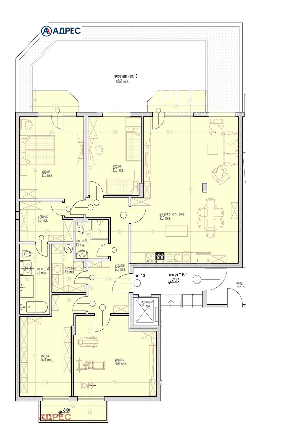 Продава МНОГОСТАЕН, гр. Варна, Виница, снимка 4 - Апартаменти - 56203767