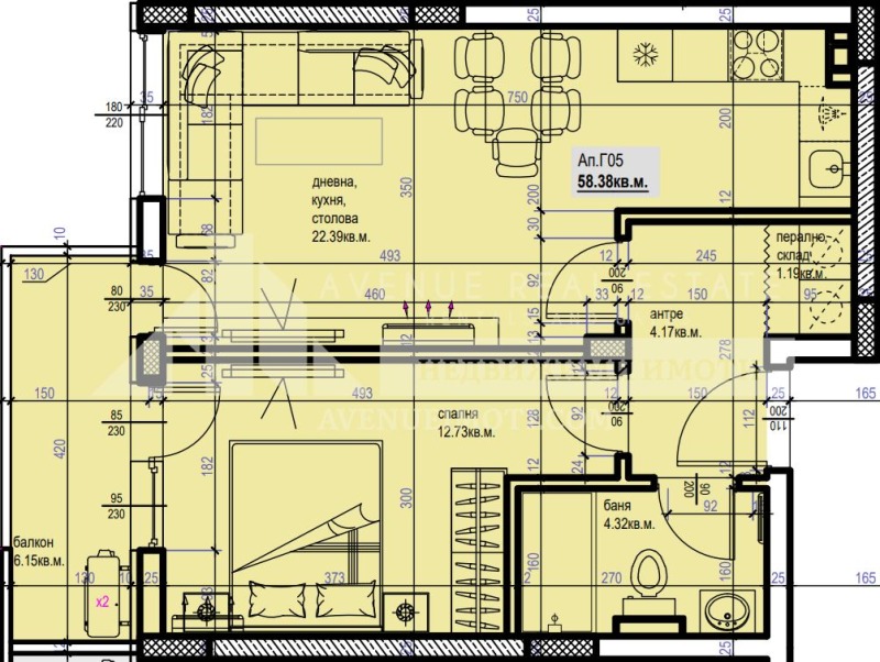 Продаја  1 спаваћа соба Пловдив , Јyжен , 70 м2 | 43171950 - слика [2]