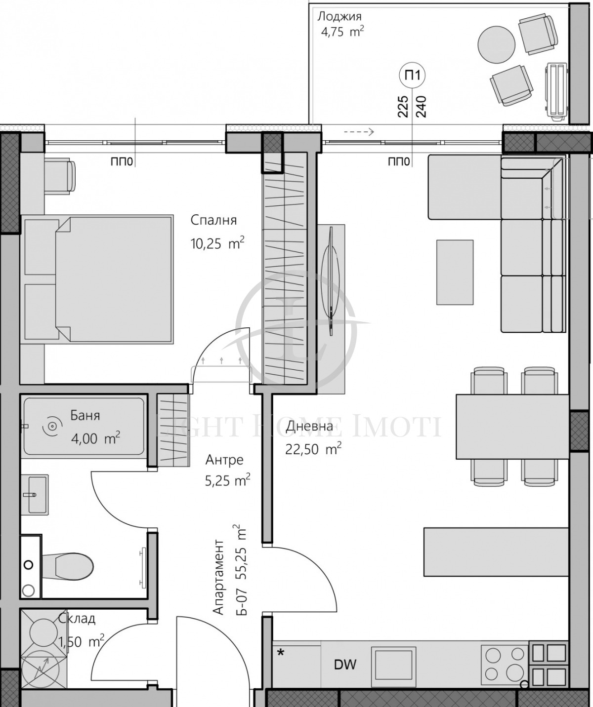 Продава 2-СТАЕН, гр. Пловдив, Христо Смирненски, снимка 5 - Апартаменти - 54425495