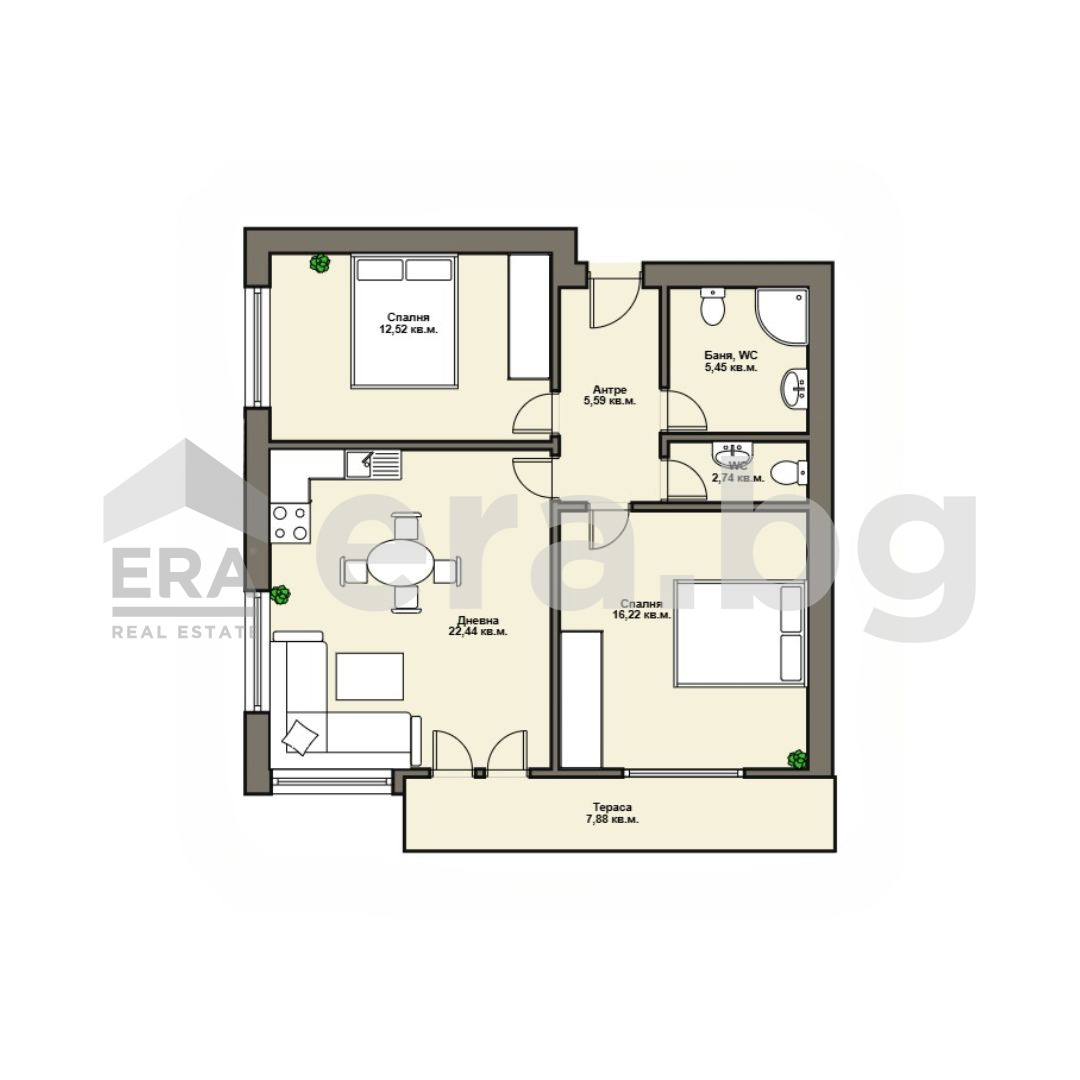 Продава 3-СТАЕН, гр. Варна, Владислав Варненчик 1, снимка 2 - Апартаменти - 53260143