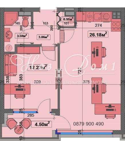 Продава  2-стаен град Варна , Чайка , 70 кв.м | 53810890 - изображение [4]