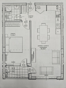 1 quarto Vazrajdane 1, Varna 1