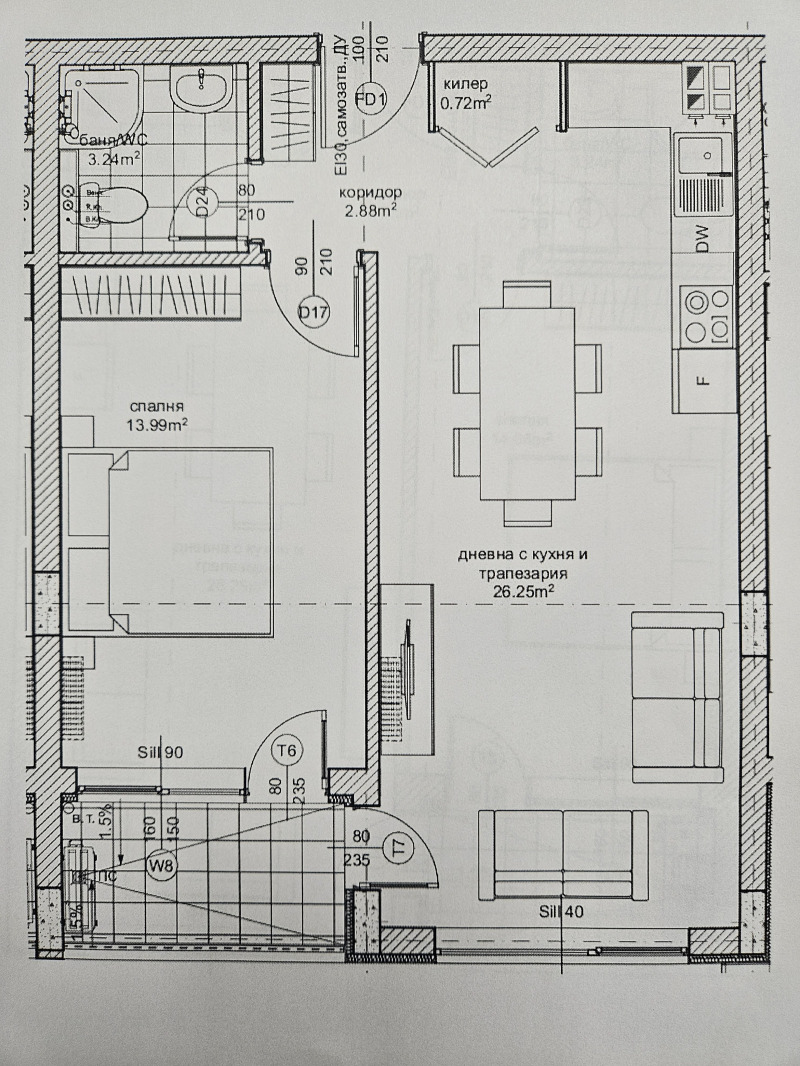 À venda  1 quarto Varna , Vazrajdane 1 , 66 m² | 91512265