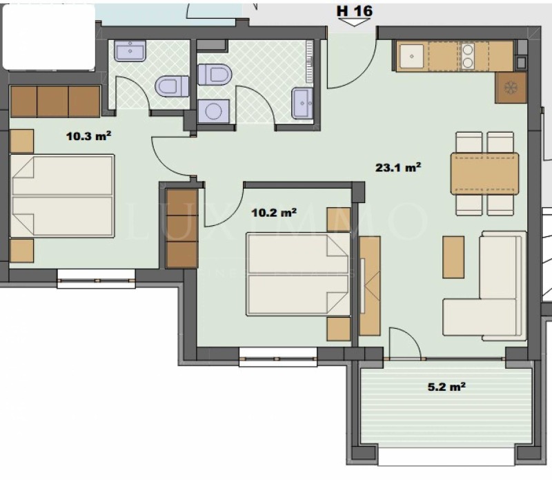 Na prodej  2 ložnice oblast Burgas , Sozopol , 73 m2 | 92822046 - obraz [2]