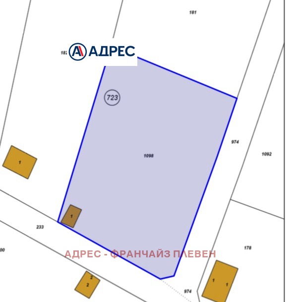 Продава ПАРЦЕЛ, гр. Плевен, Сторгозия