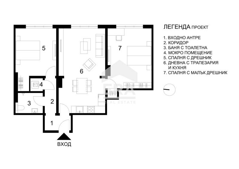 Продава 3-СТАЕН, гр. София, Оборище, снимка 9 - Aпартаменти - 49026011