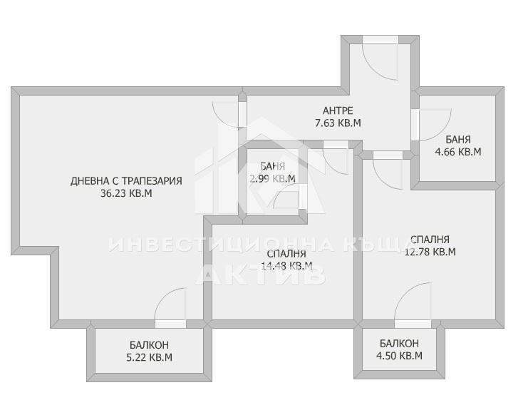 На продаж  2 спальні Пловдив , Гагарин , 120 кв.м | 22582906 - зображення [11]