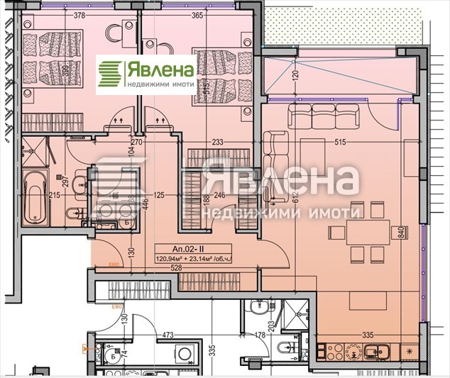 Προς πώληση  2 υπνοδωμάτια Σοφηια , Δραγαλεβτση , 144 τ.μ | 69525506 - εικόνα [12]