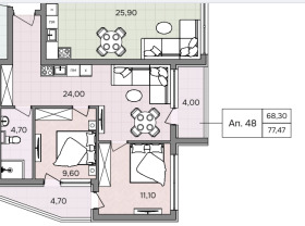 2 Schlafzimmer k.k. Tschajka, Warna 4