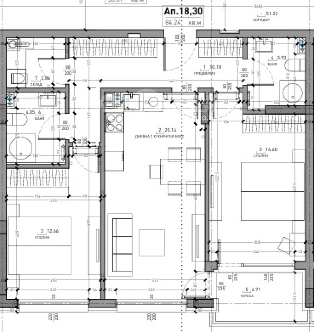 Продава 3-СТАЕН, гр. София, Малинова долина, снимка 2 - Апартаменти - 54363818