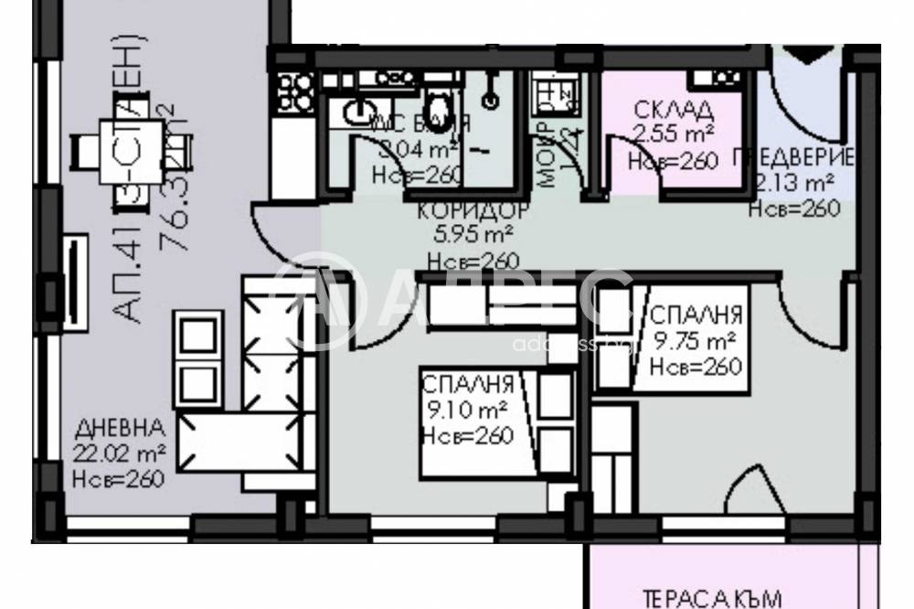 Продава 3-СТАЕН, гр. София, Овча купел 1, снимка 4 - Апартаменти - 54854042