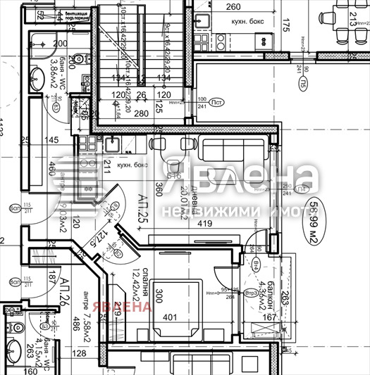 Продава 2-СТАЕН, гр. София, Карпузица, снимка 2 - Aпартаменти - 48950797