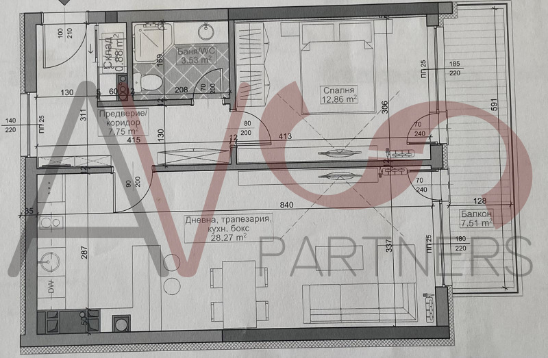 De vânzare  1 dormitor Sofia , Mladost 4 , 82 mp | 93731940 - imagine [13]