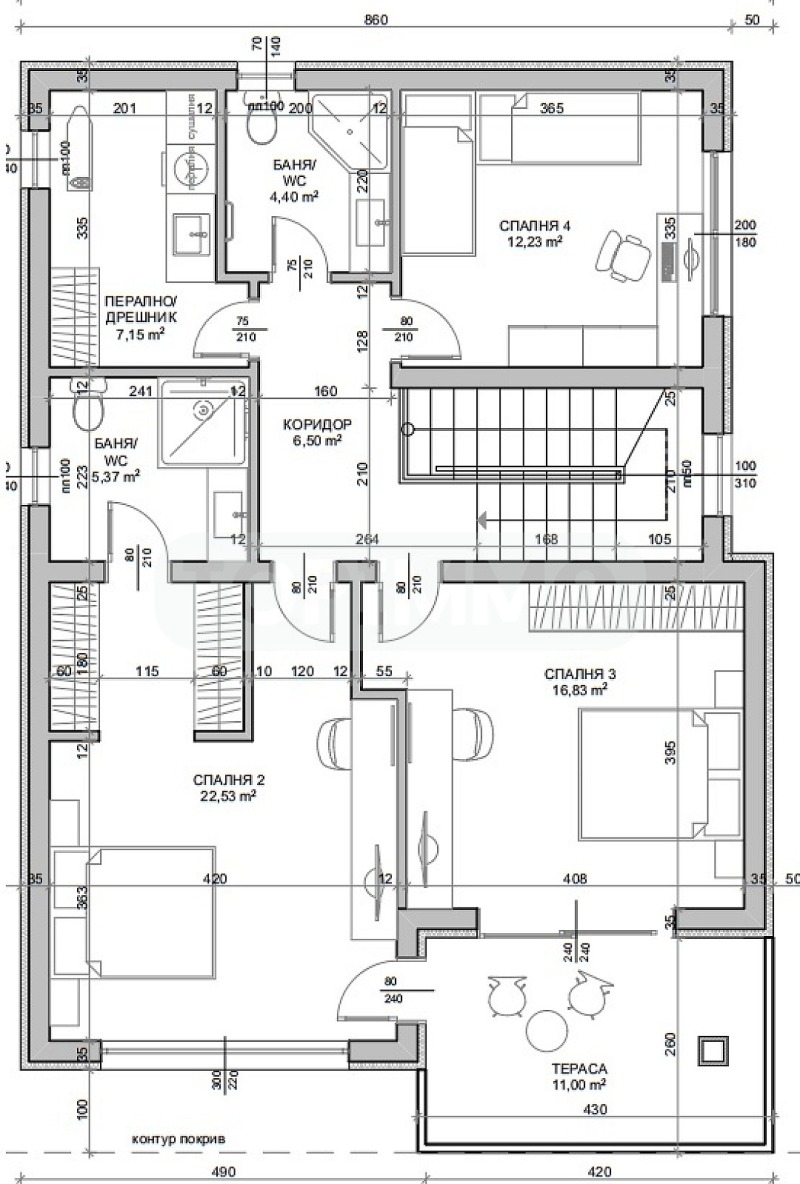 Продава КЪЩА, с. Здравец, област Варна, снимка 7 - Къщи - 47875549