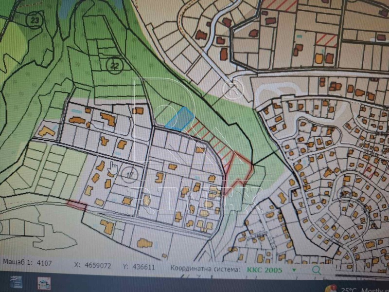 Προς πώληση  Οικόπεδο περιοχή Plovdiv , Βελατστητσα , 1409 τ.μ | 80557321