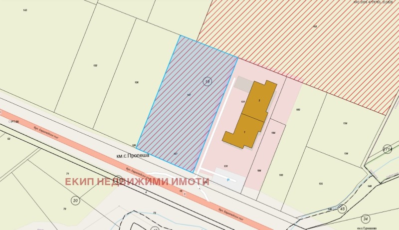 Продава ПАРЦЕЛ в област София, гр. Божурище - 31192 кв.м / 3 500 000 € » 6 845 405.00 лв., ЕКИП НЕДВИЖИМИ ИМОТИ