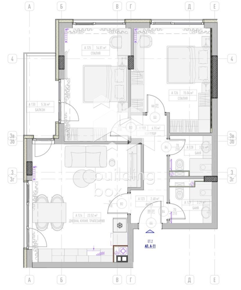 Продава  3-стаен град София , Манастирски ливади , 98 кв.м | 68005224 - изображение [12]