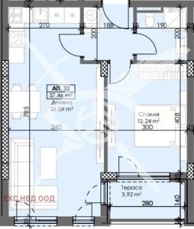 1 Schlafzimmer Trakija, Plowdiw 1