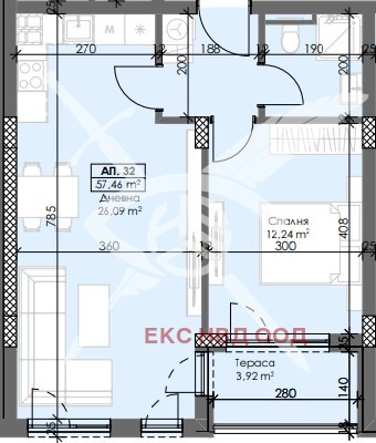 Продава 2-СТАЕН, гр. Пловдив, Тракия, снимка 1 - Aпартаменти - 48608599