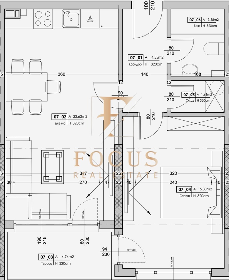 Продава 2-СТАЕН, гр. Пловдив, Захарна фабрика, снимка 4 - Апартаменти - 52627057