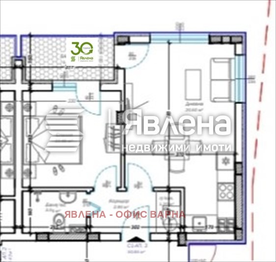 Продава 2-СТАЕН, гр. Варна, м-т Пчелина, снимка 2 - Апартаменти - 53330721