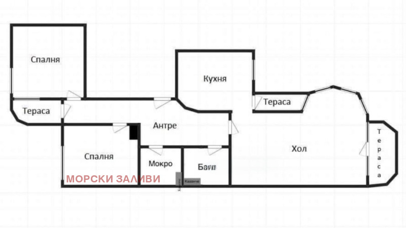 Til salg  2 soveværelser Burgas , Vazrazhdane , 105 kvm | 54072644 - billede [17]